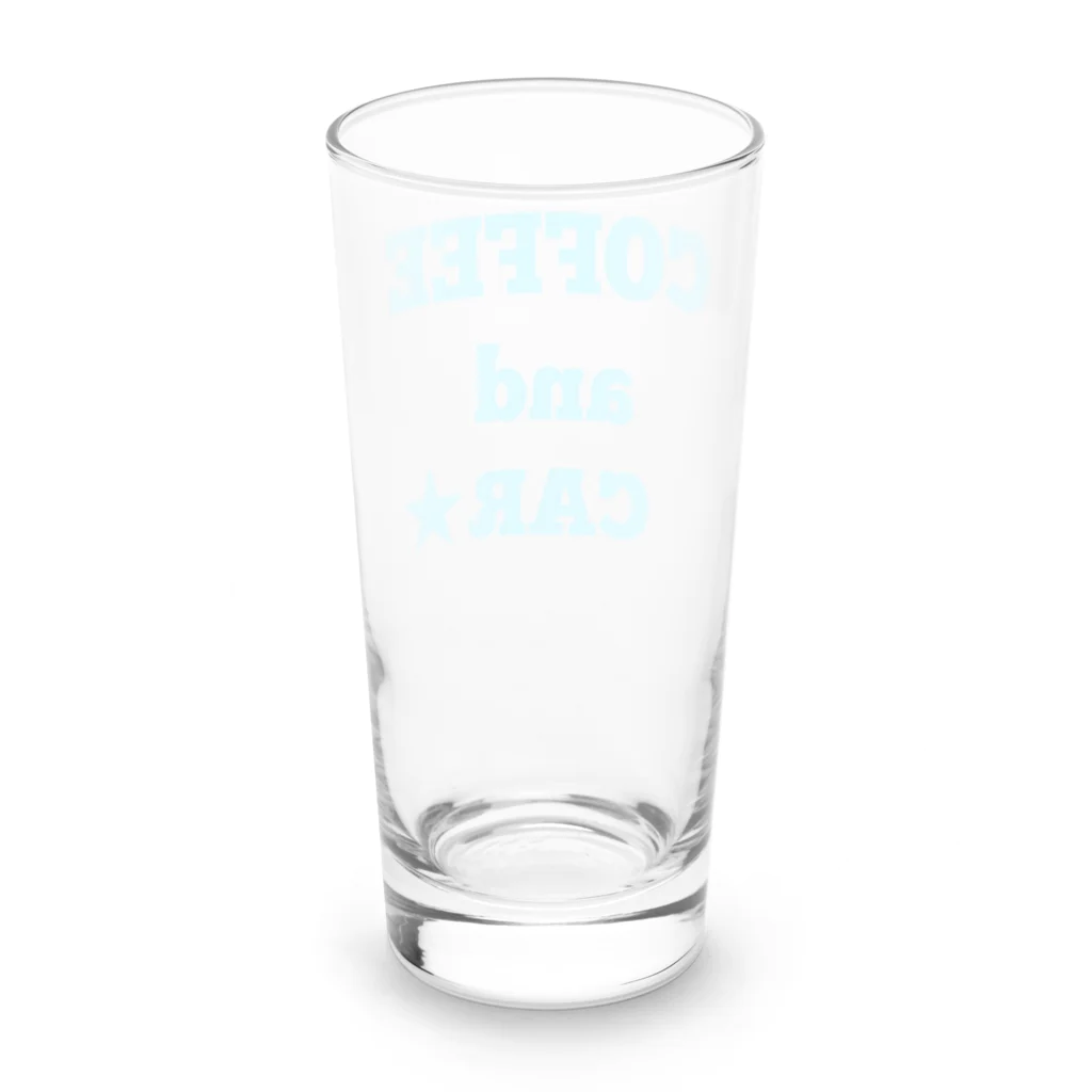 mailifedayのコーヒーとクルマを愛する人のために Long Sized Water Glass :back