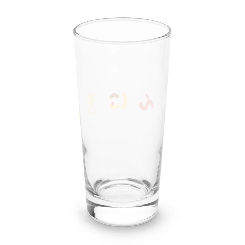 パンニマルのぱんにまるのロゴ Long Sized Water Glass :back