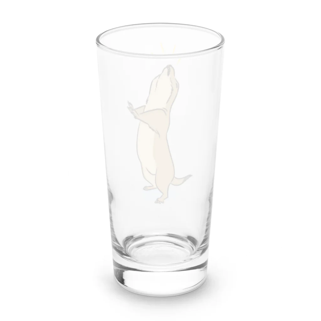 ねずりすSHOPのキャッホー Long Sized Water Glass :back