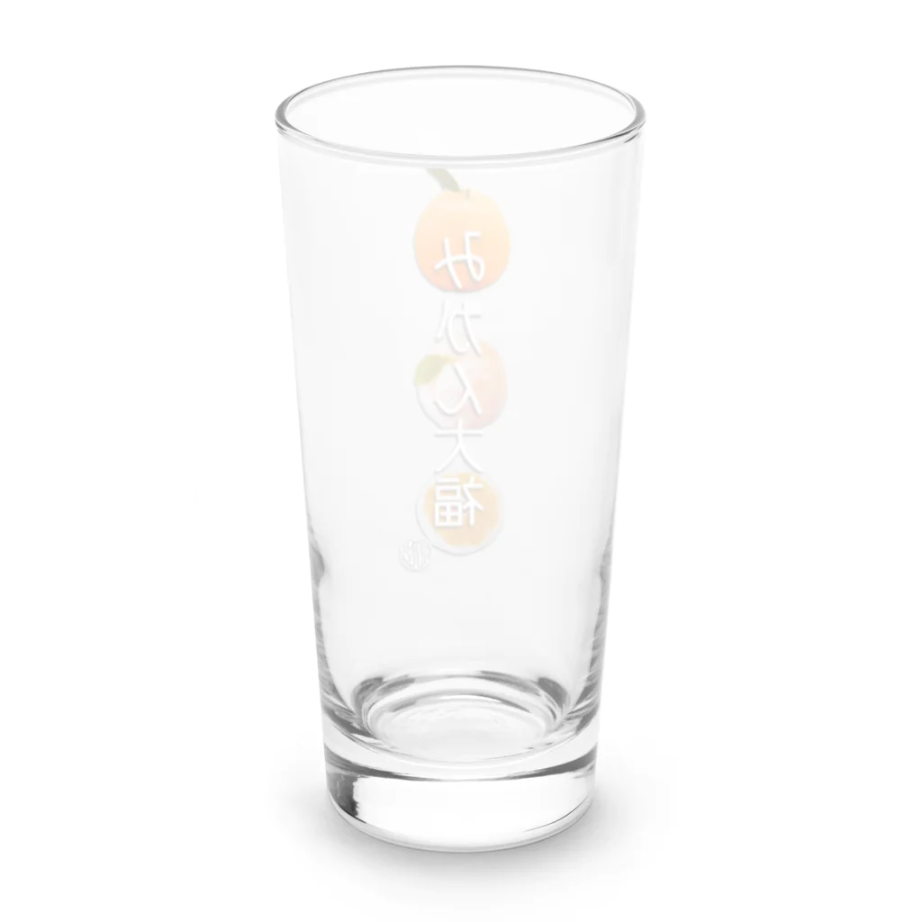 菓匠かわもとのみかん大福 Long Sized Water Glass :back