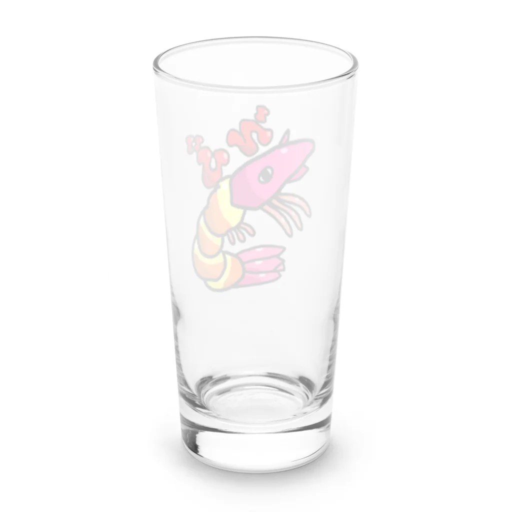 イッカク商店のえび Long Sized Water Glass :back