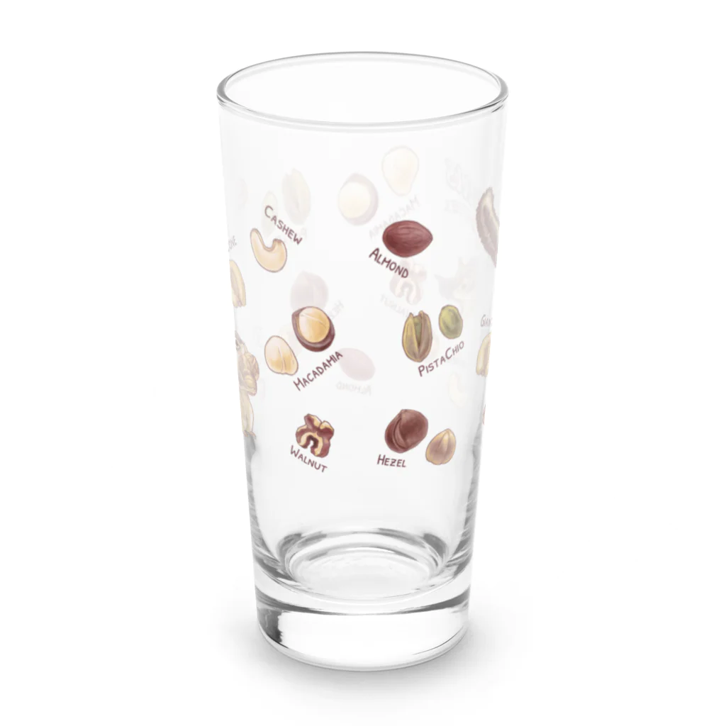 huroshikiのNUTS collection ナッツコレクション(雑貨用) Long Sized Water Glass :back