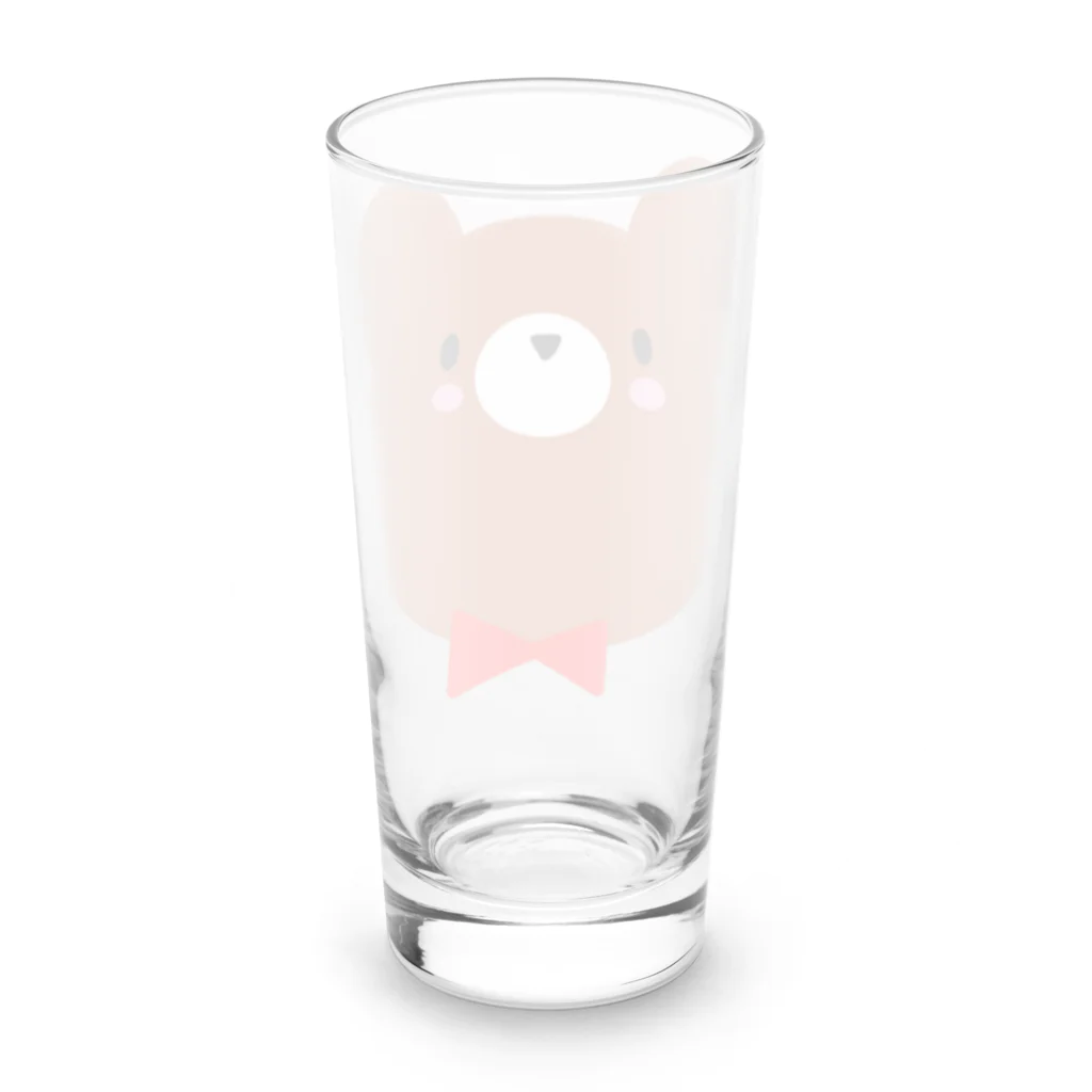 BLISSのNEWくまさん Long Sized Water Glass :back