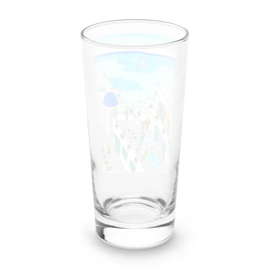 AKISENのエーゲ海ガールズ Long Sized Water Glass :back