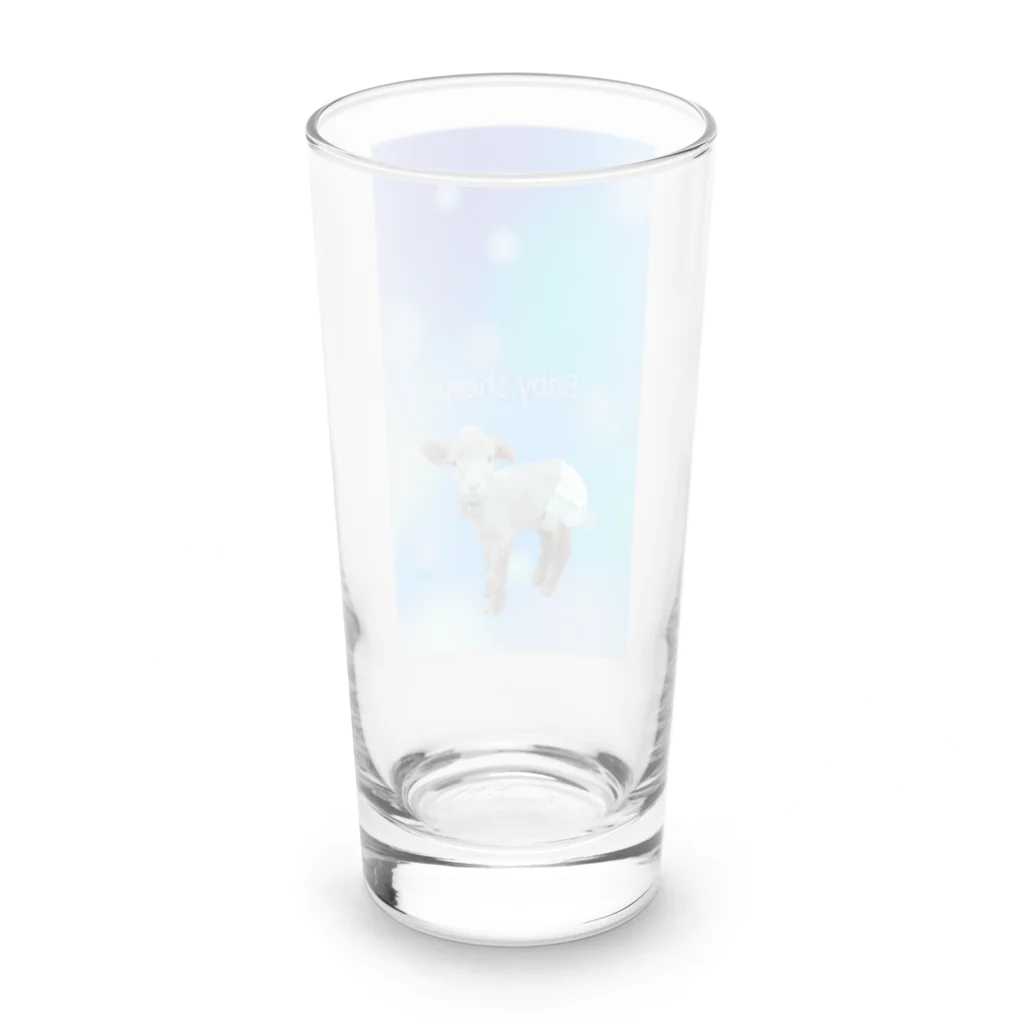 旅するナースのひつじのモンモン Long Sized Water Glass :back