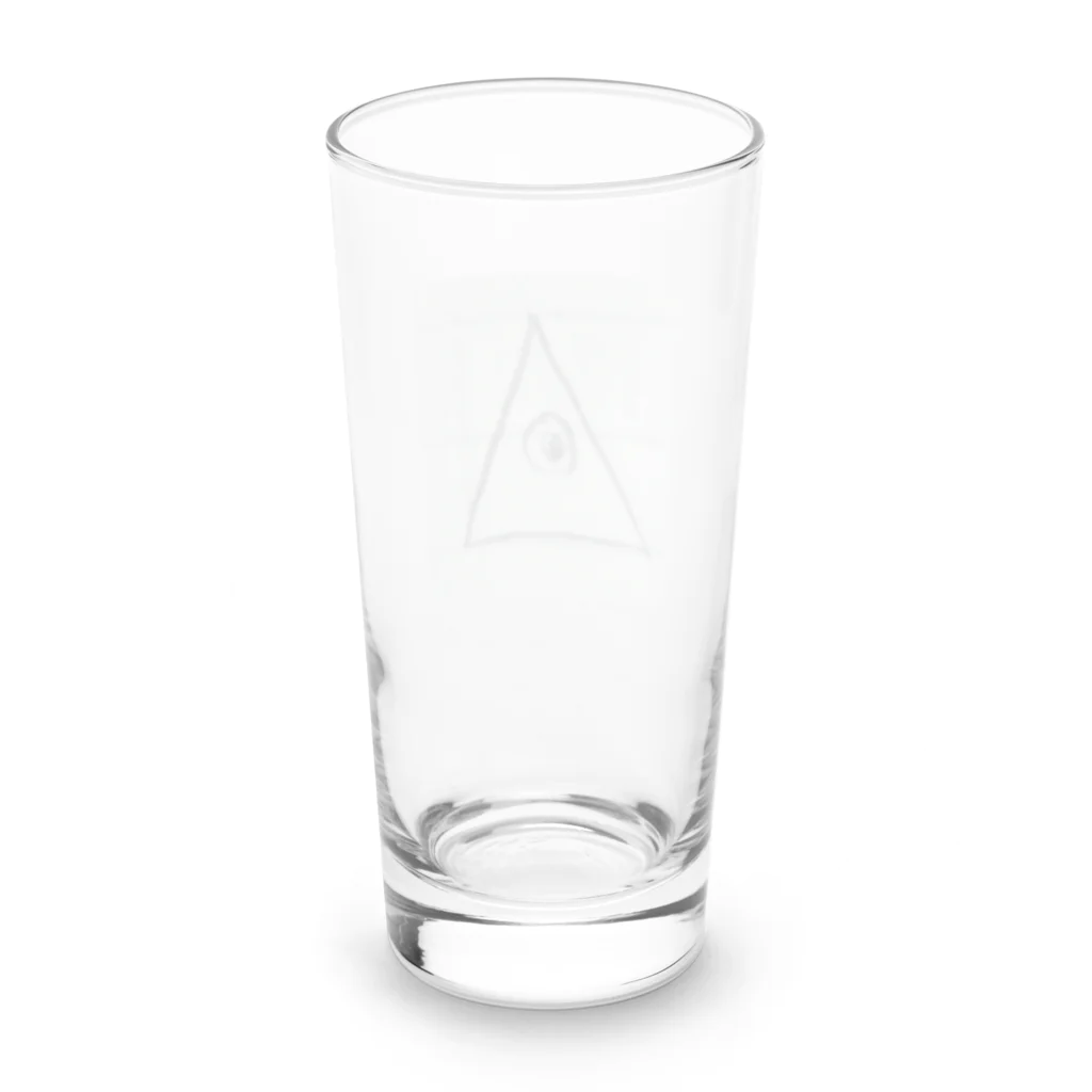 たらこスパゲッティのイルミナティ感溢れるキャラ Long Sized Water Glass :back