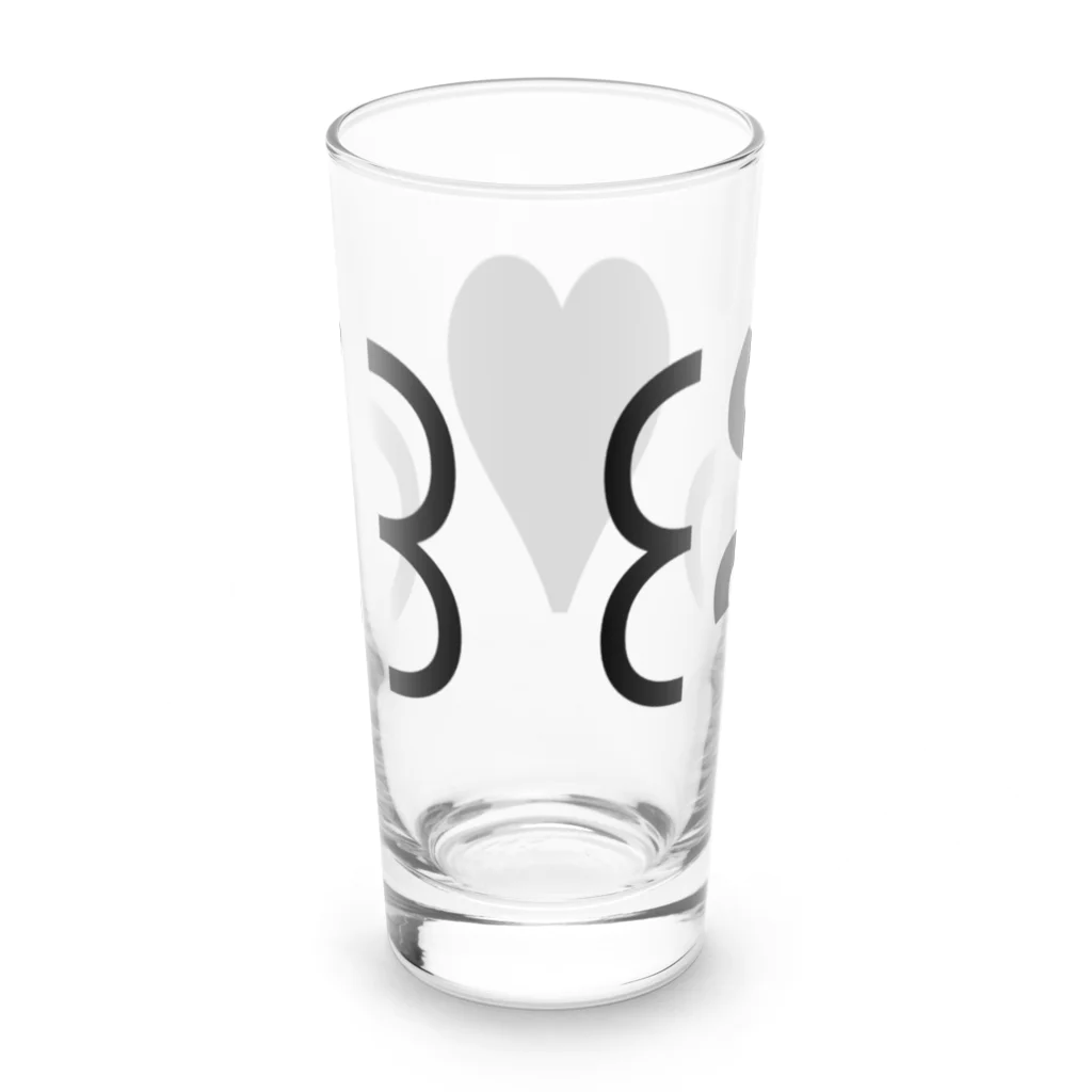 bazaarのウエイトハート Long Sized Water Glass :back