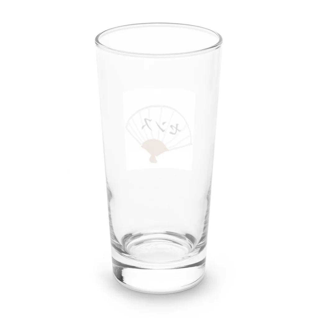 lemonpaiのセンスな扇子 Long Sized Water Glass :back