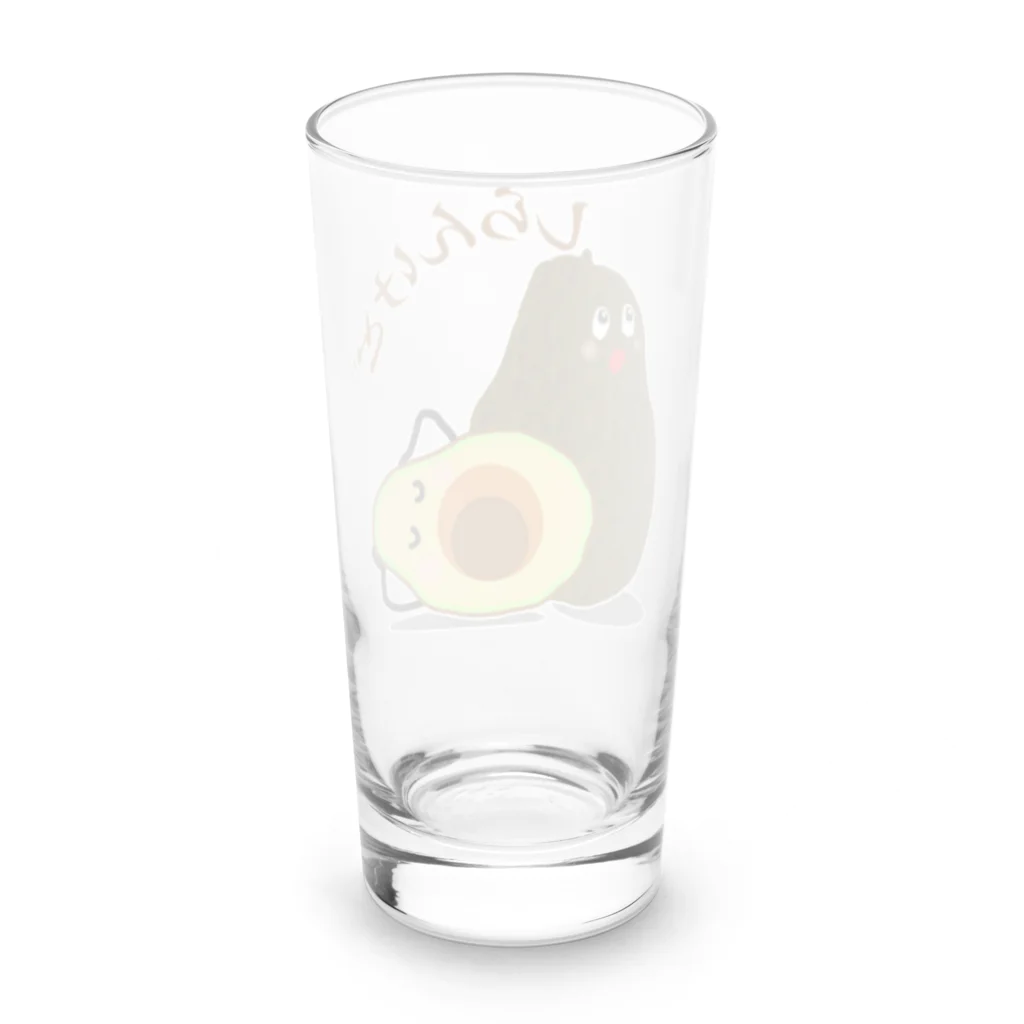 MZグラフィックスのアボカド　しらんけど Long Sized Water Glass :back