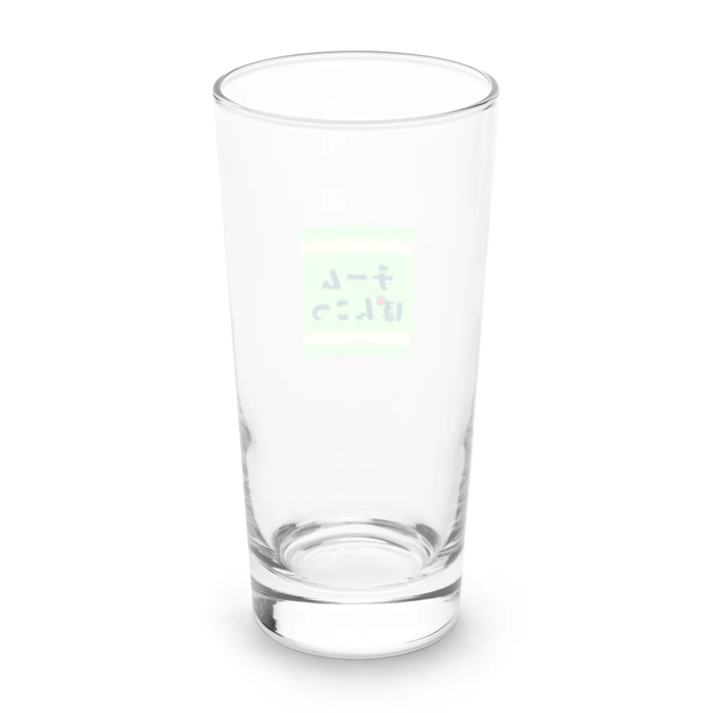 龍田ブロードウェイのチームぽんこつ Long Sized Water Glass :back