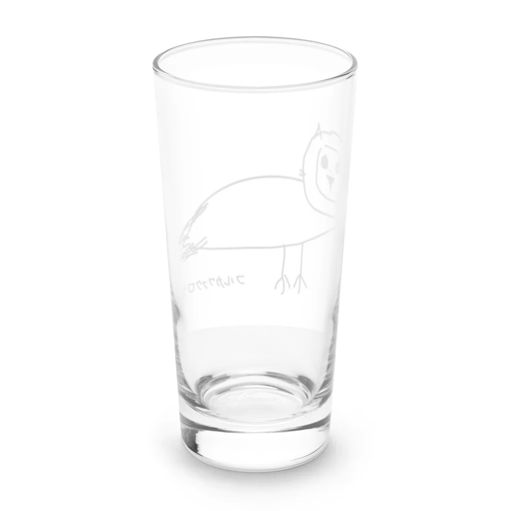 purikawaのフルカワフクロウ Long Sized Water Glass :back