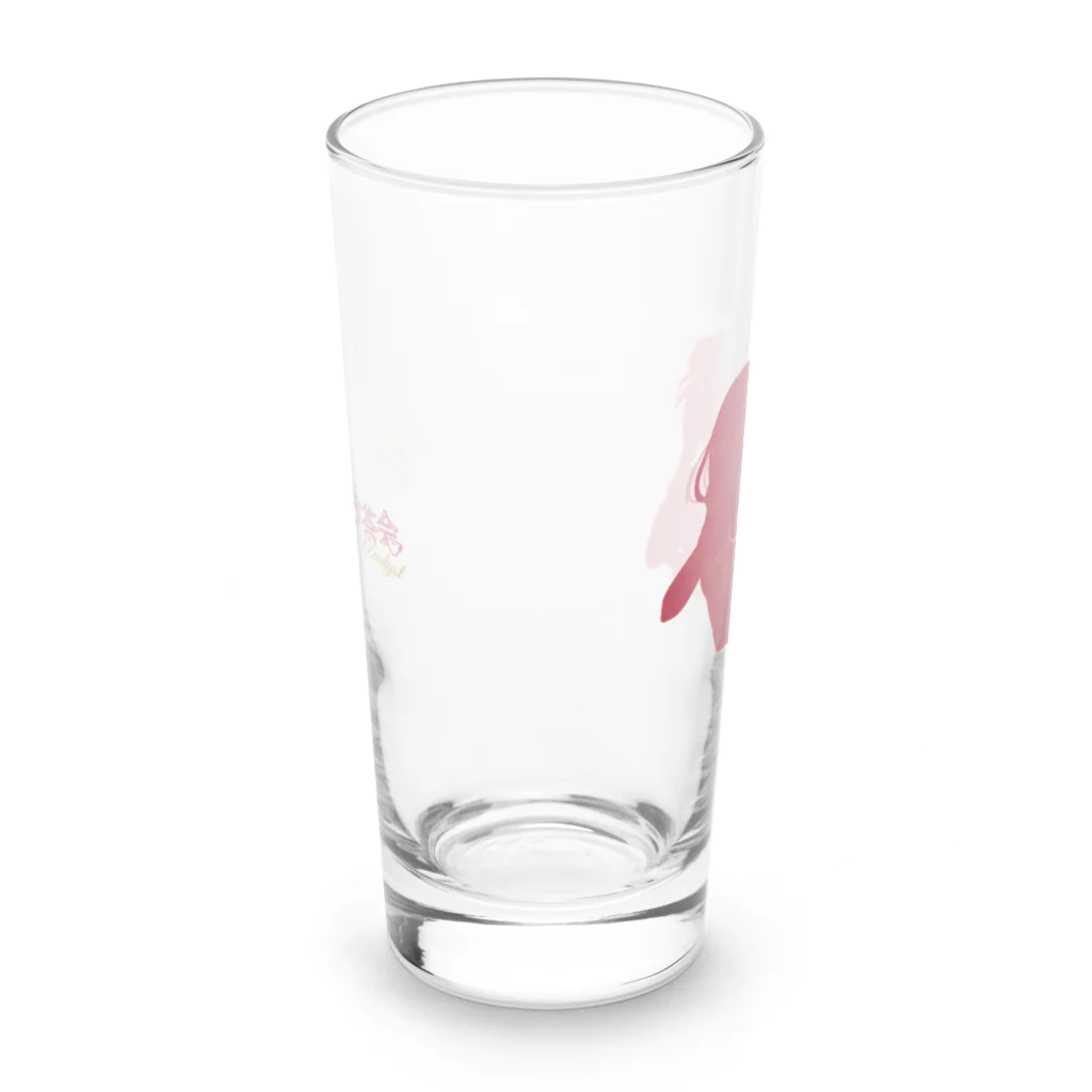 変態淑女のお茶会 WEB SHOPの紳士淑女の乾杯グラス(RED) Long Sized Water Glass :back