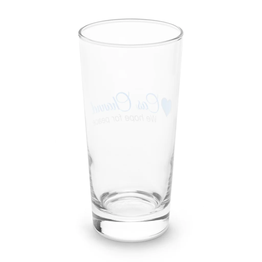 キャスちゃんねるYouTubeショップのキャスちゃんねるロゴ入りロンググラス Long Sized Water Glass :back