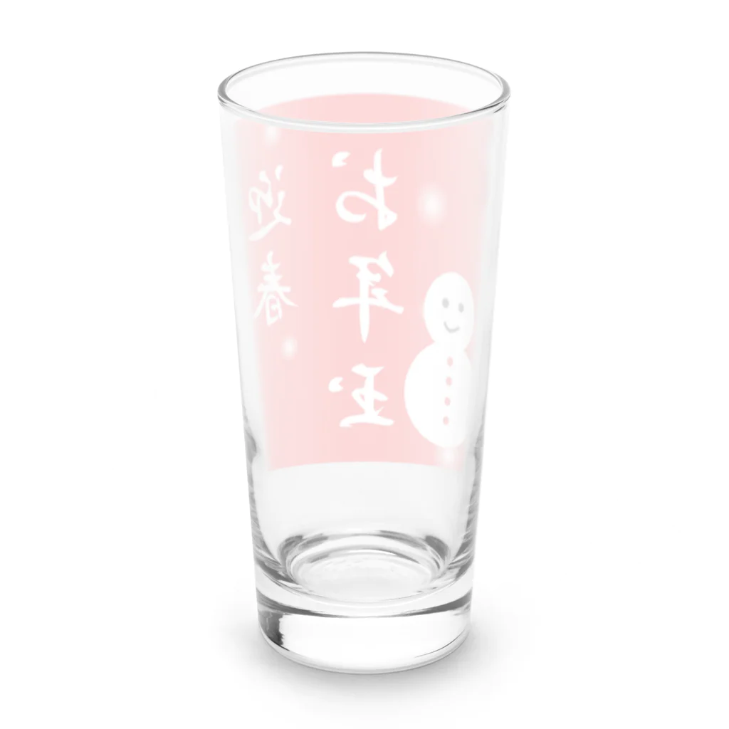 G-HERRINGのお年玉　迎春 Long Sized Water Glass :back