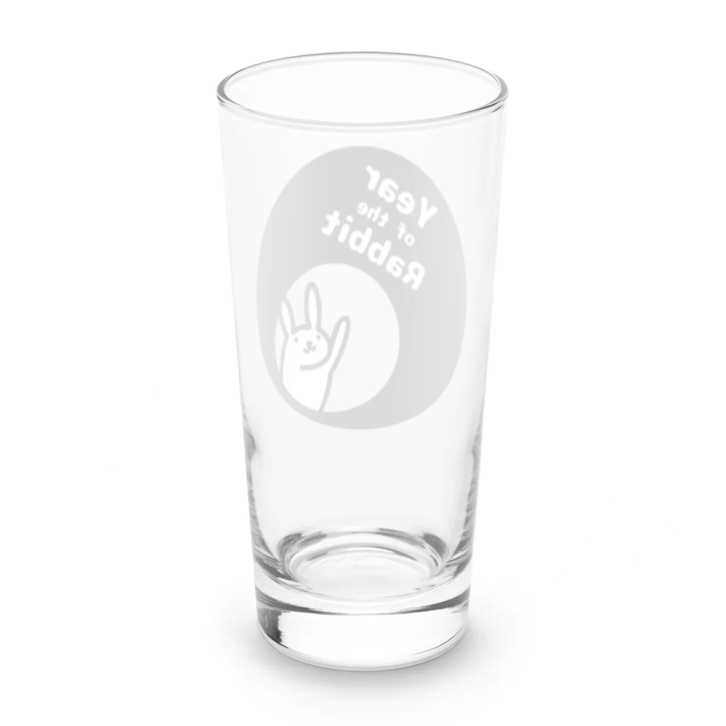 ミケタマのYear_of_the_Rabbit Long Sized Water Glass :back