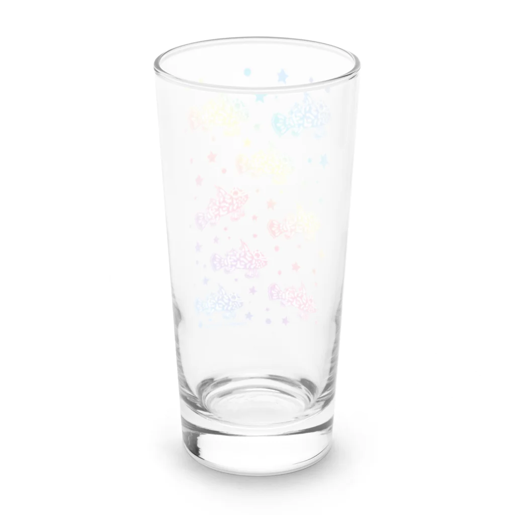 栗坊屋のマンダリンフィッシュ Long Sized Water Glass :back