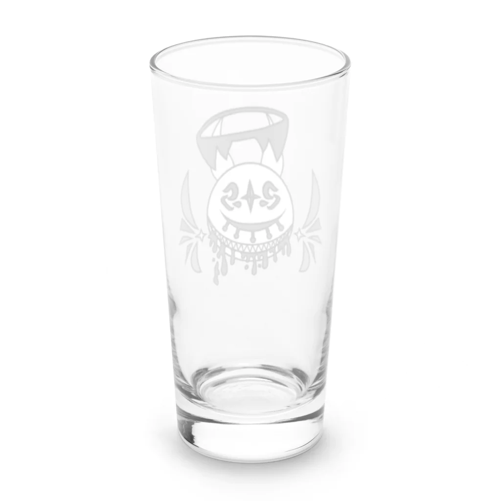 KIKITEKI_LABORATORYの閉眼アーリマン -白ver.- Long Sized Water Glass :back