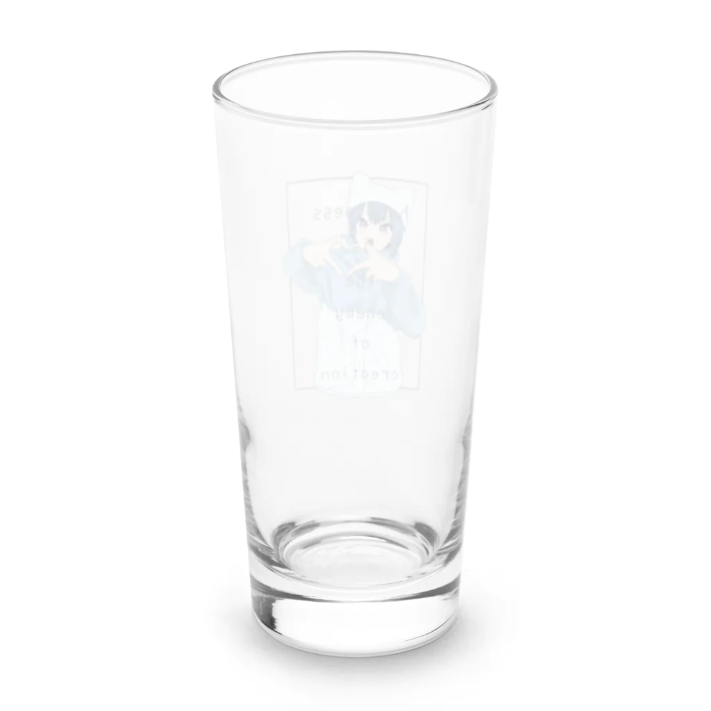 天使の輪の幸福は創造の敵 Long Sized Water Glass :back