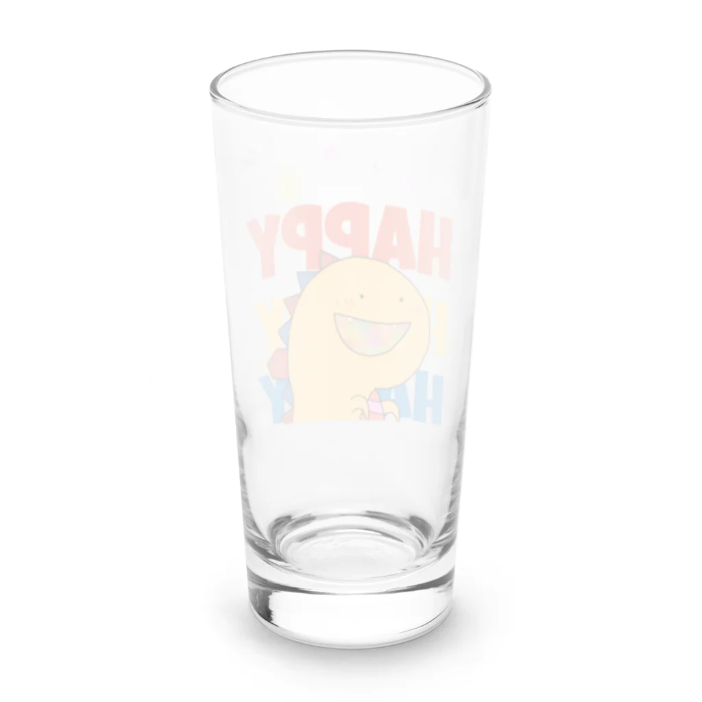 世界のモネのおとぼけ?!ハピラオくん Long Sized Water Glass :back