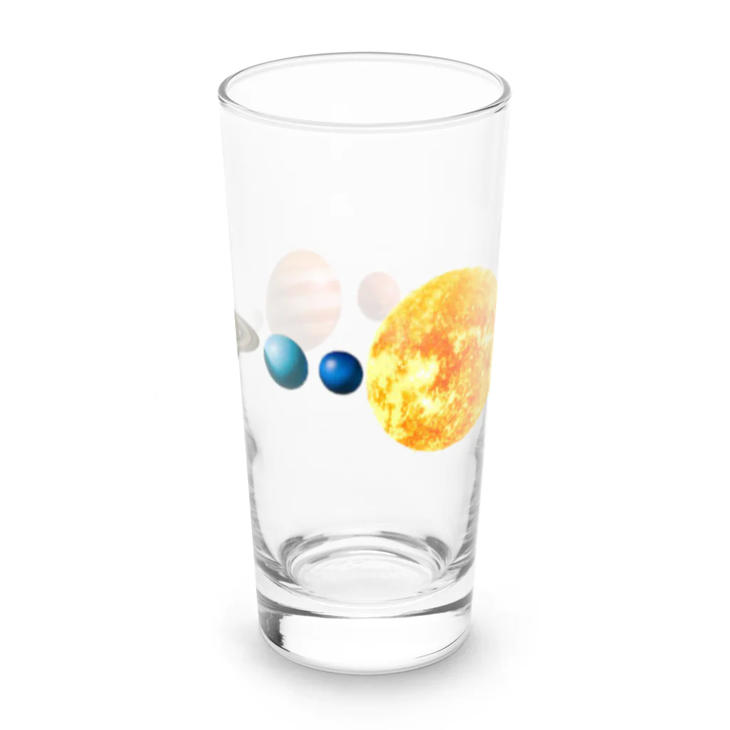 mon  parfaitの壮大な宇宙！太陽系惑星シリーズ Long Sized Water Glass :back