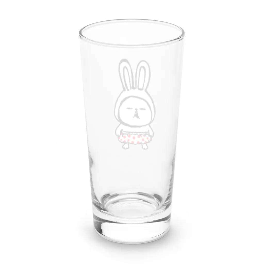 pechanko_boccoのうさねこさん ① Long Sized Water Glass :back