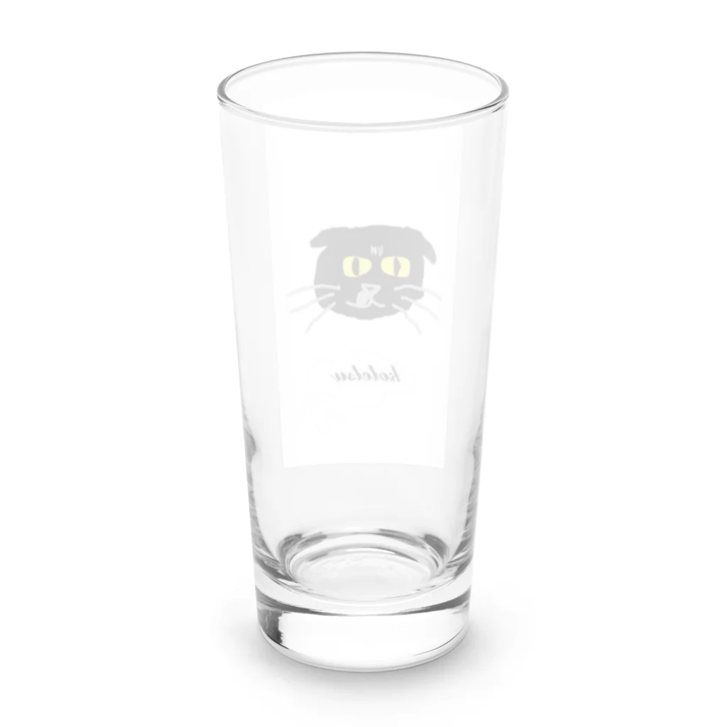 ゆる猫こてつのこてつ Long Sized Water Glass :back