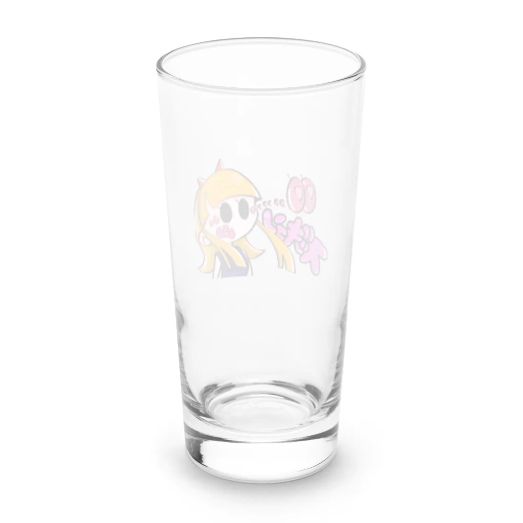 MOG WORK'sのずっきゅんもくりちゃん Long Sized Water Glass :back