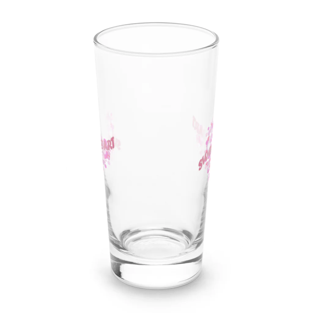 MZグラフィックスのスイートハート　ピンク マグカップ Long Sized Water Glass :back