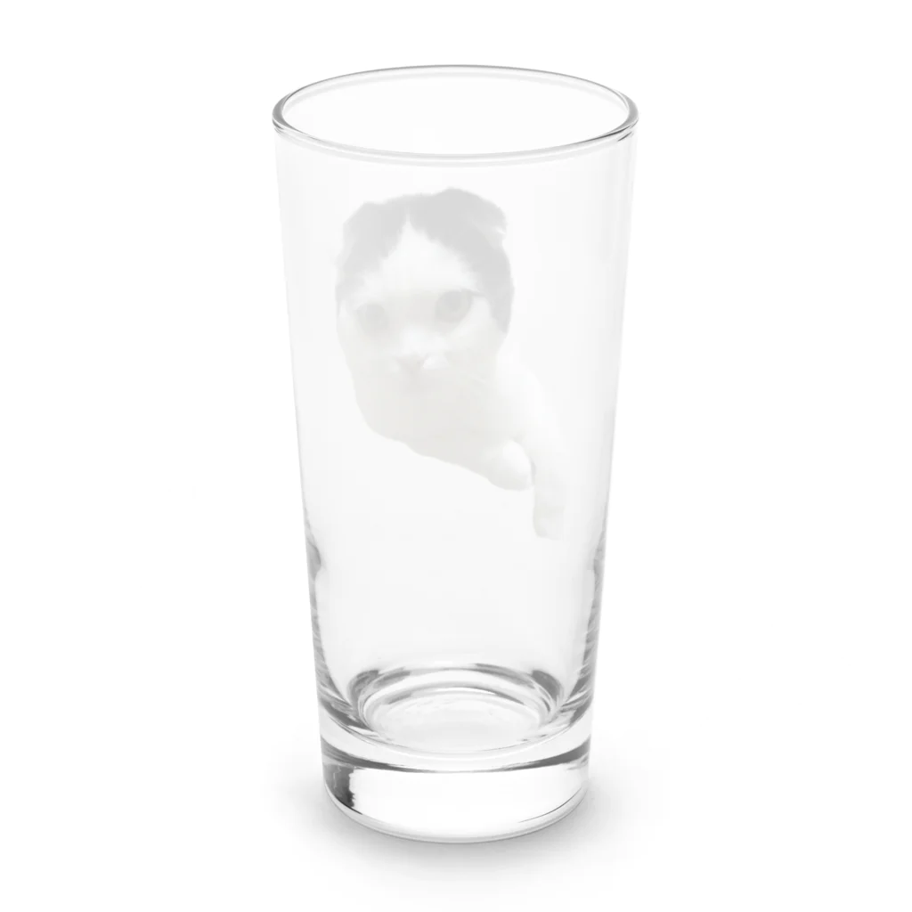 しゅり坊の真ん中分け　ちょび Long Sized Water Glass :back