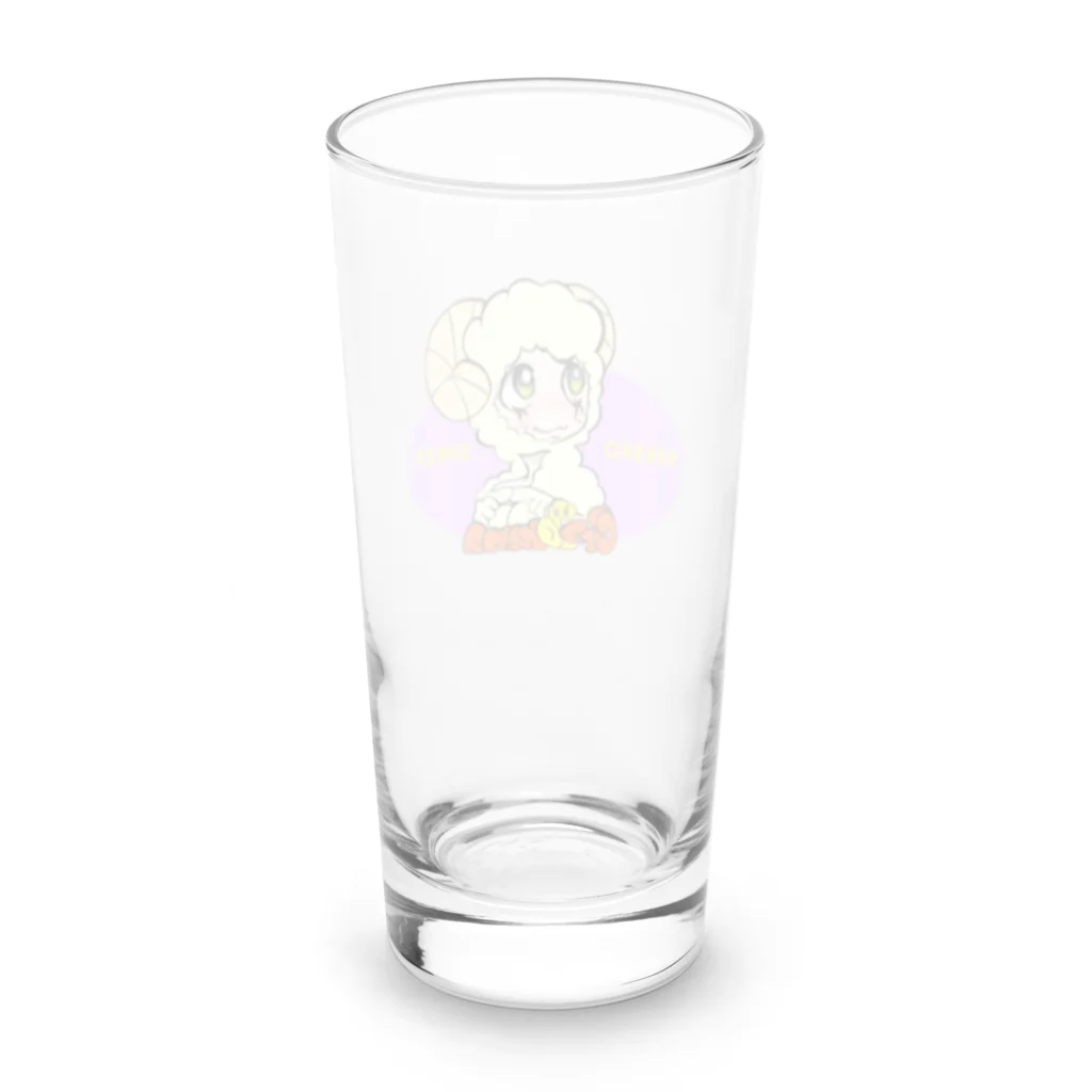 ちゃとらま　CHA10ramaのPEKEKO♡SHEEP Long Sized Water Glass :back