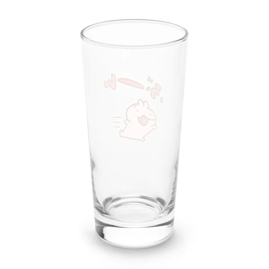 じゅうし🎋のうさぎねこ　ぶーん Long Sized Water Glass :back