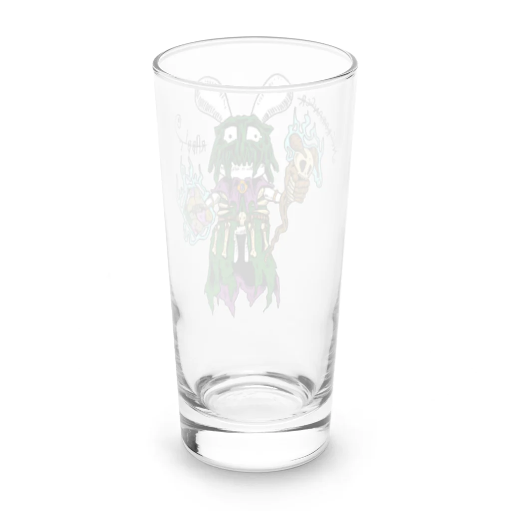 ザ・バイナリーのネクロマンサーウサギ Long Sized Water Glass :back