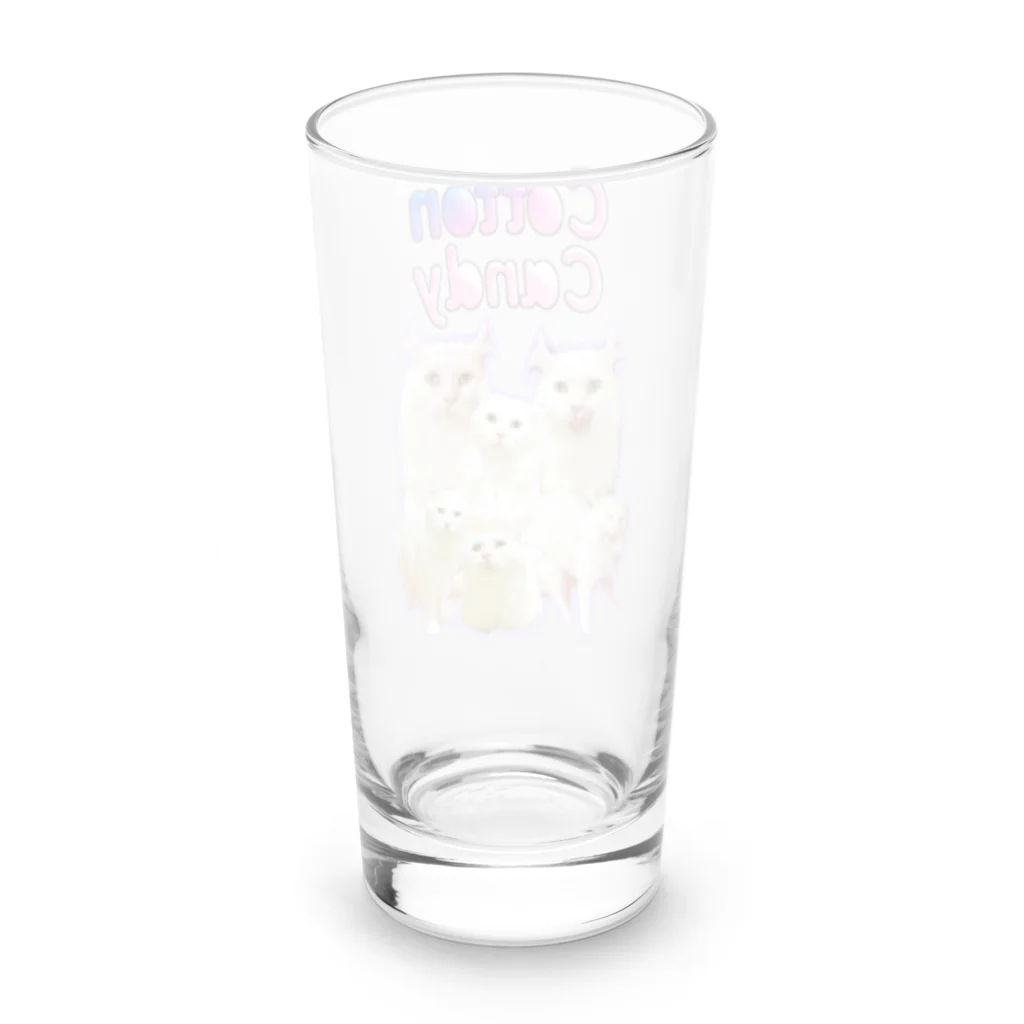 ﾆｪﾝﾁｪﾝｽﾞのCotton Candyな耳毛 Long Sized Water Glass :back