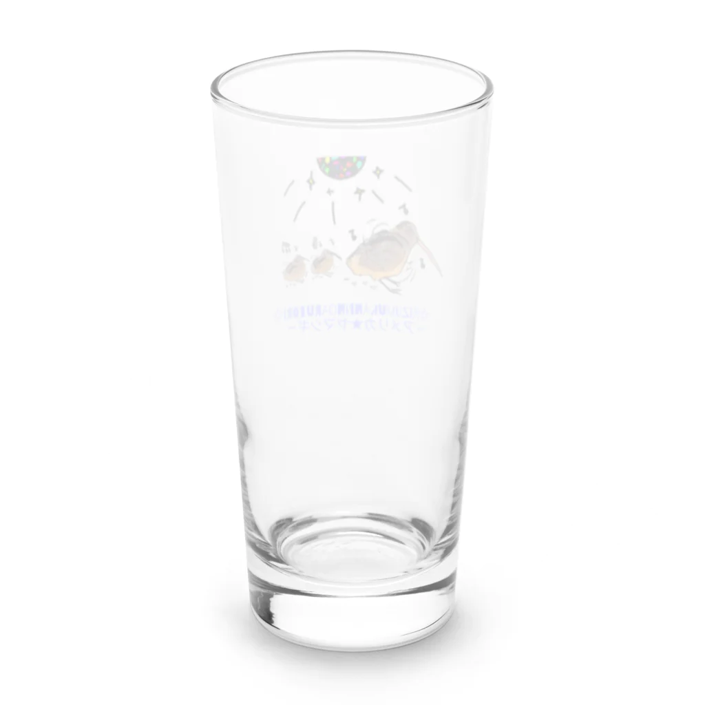 あいちゅｎんんんんのノリノリな鳥、アメリカヤマシギ Long Sized Water Glass :back