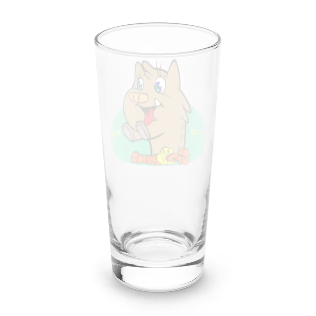 ちゃとらま　CHA10ramaのE→O☆PIG Long Sized Water Glass :back