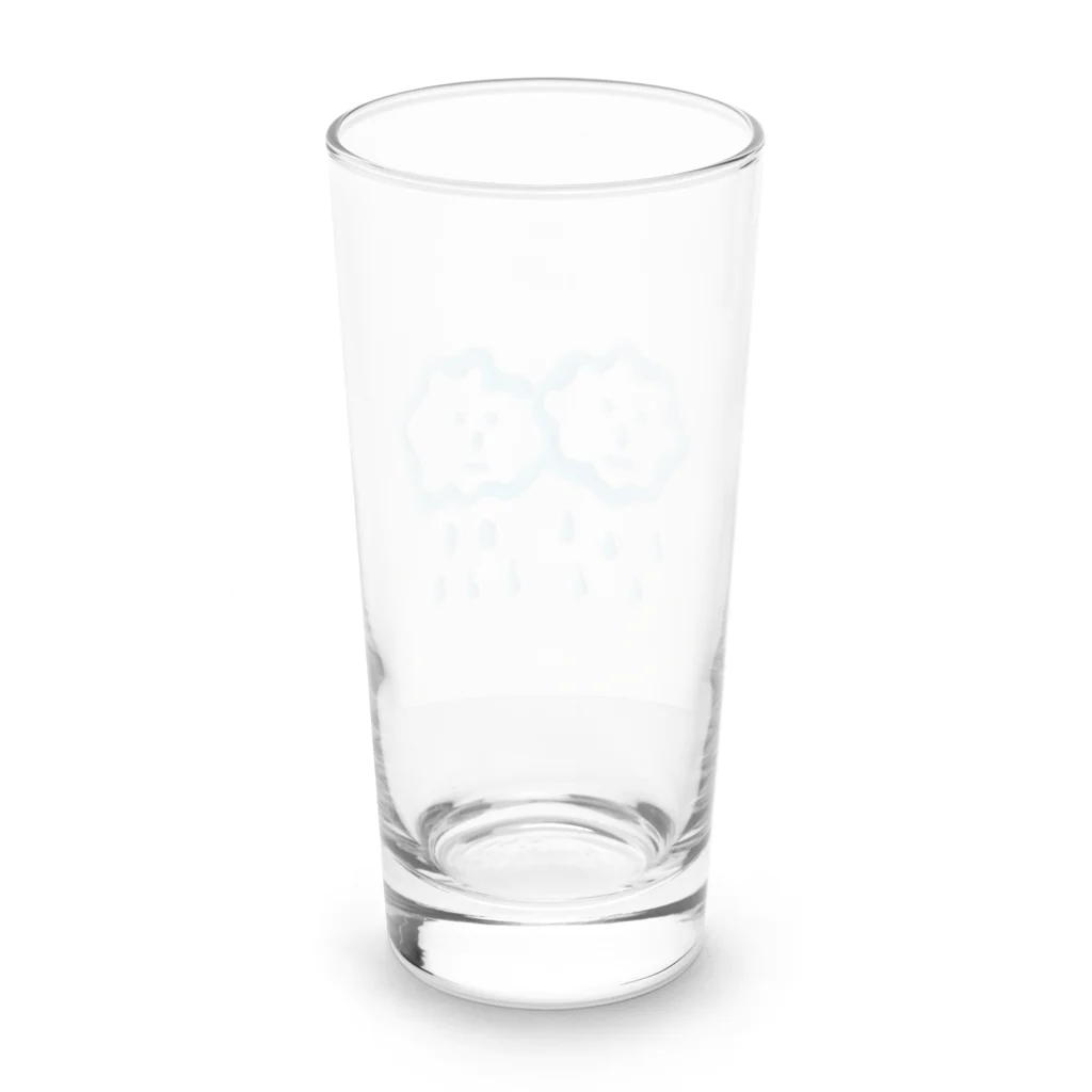 アダムとイブのりんごのFluffy Cloudy Long Sized Water Glass :back