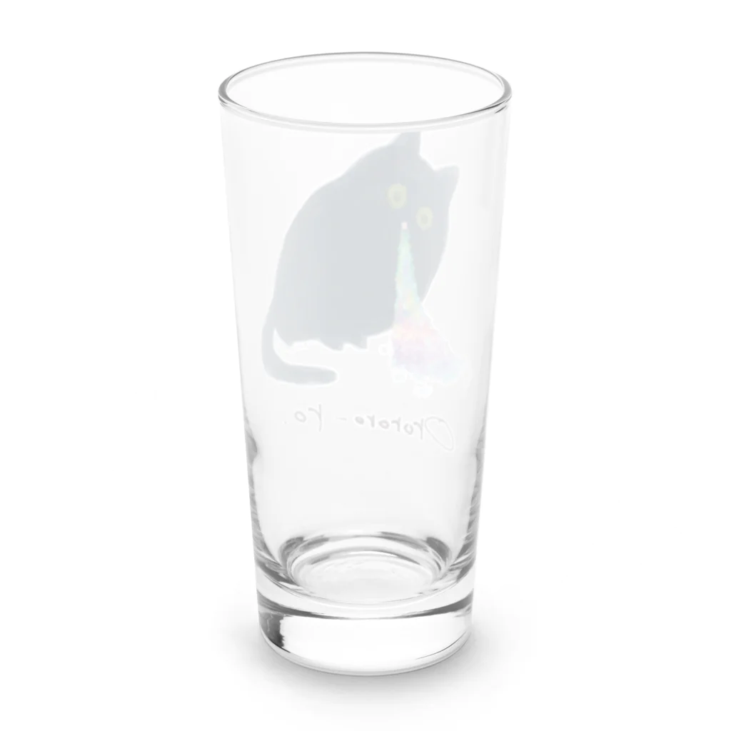 かにめし‼️のおろろろグッズ Long Sized Water Glass :back