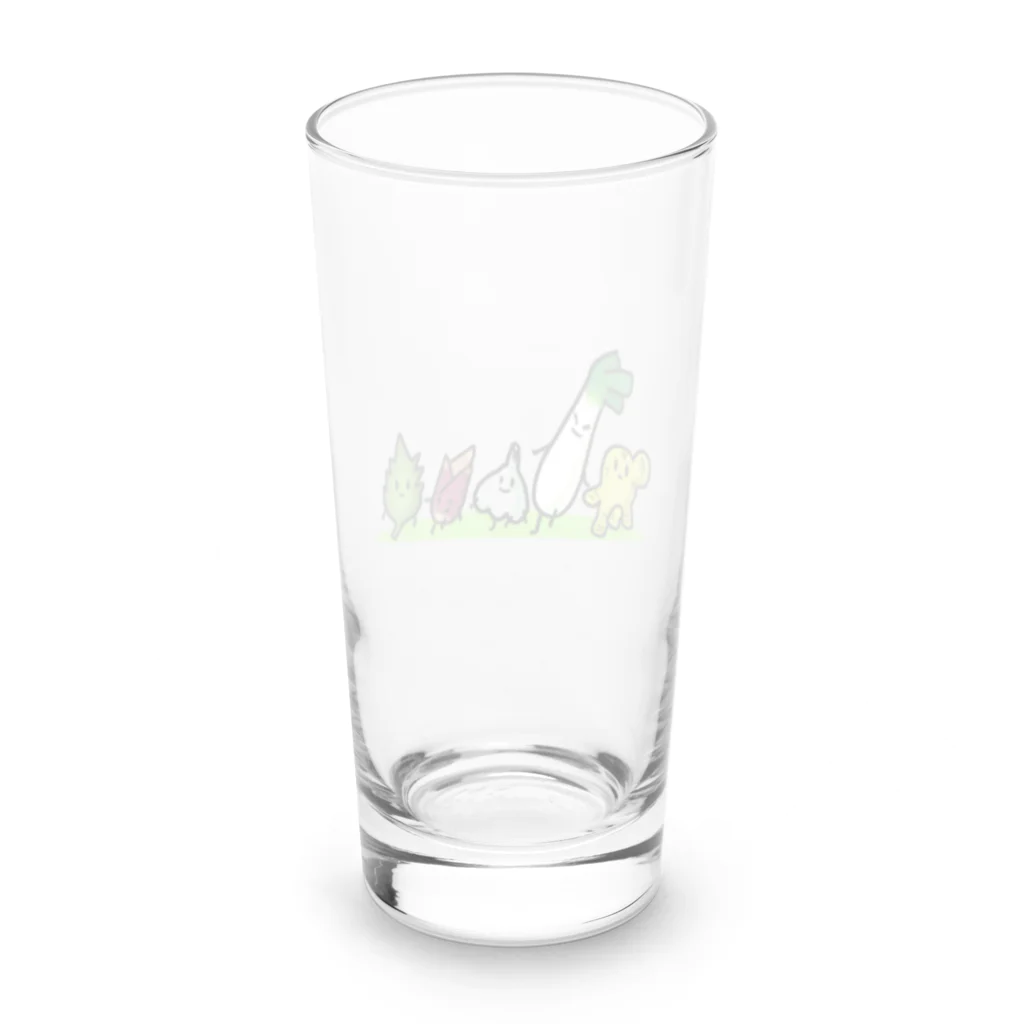 kokonatu-boxのあつまれ薬味部 Long Sized Water Glass :back