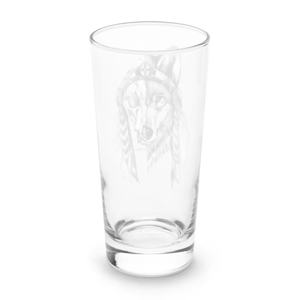Ringo |  シュレの森　at SUZURIのメメントモリの狼 Long Sized Water Glass :back