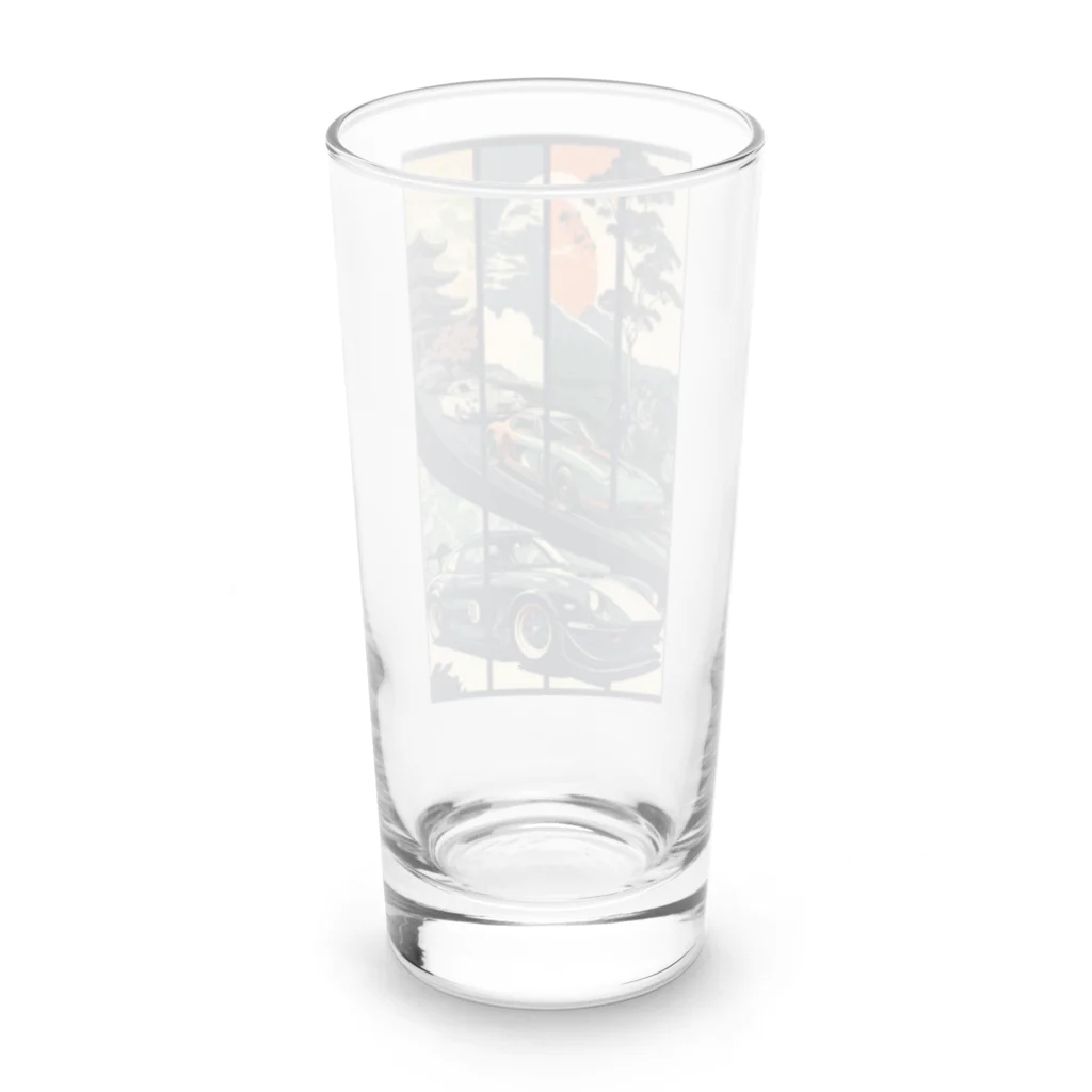 edo aiの#0055 DRIVE As EDO by EdoAI Long Sized Water Glass :back