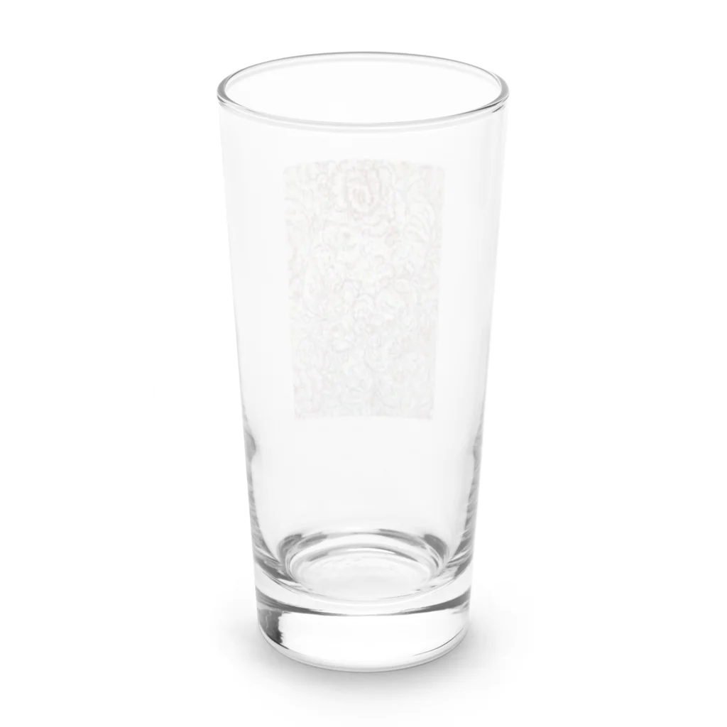 お絵描きの母のお絵描き Long Sized Water Glass :back