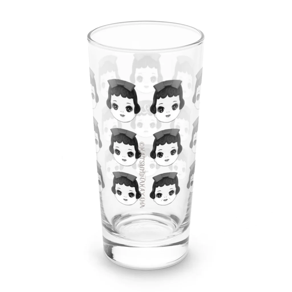 中山ちゃん人形商店の428アンチエイジング身代わりミーコ Long Sized Water Glass :back