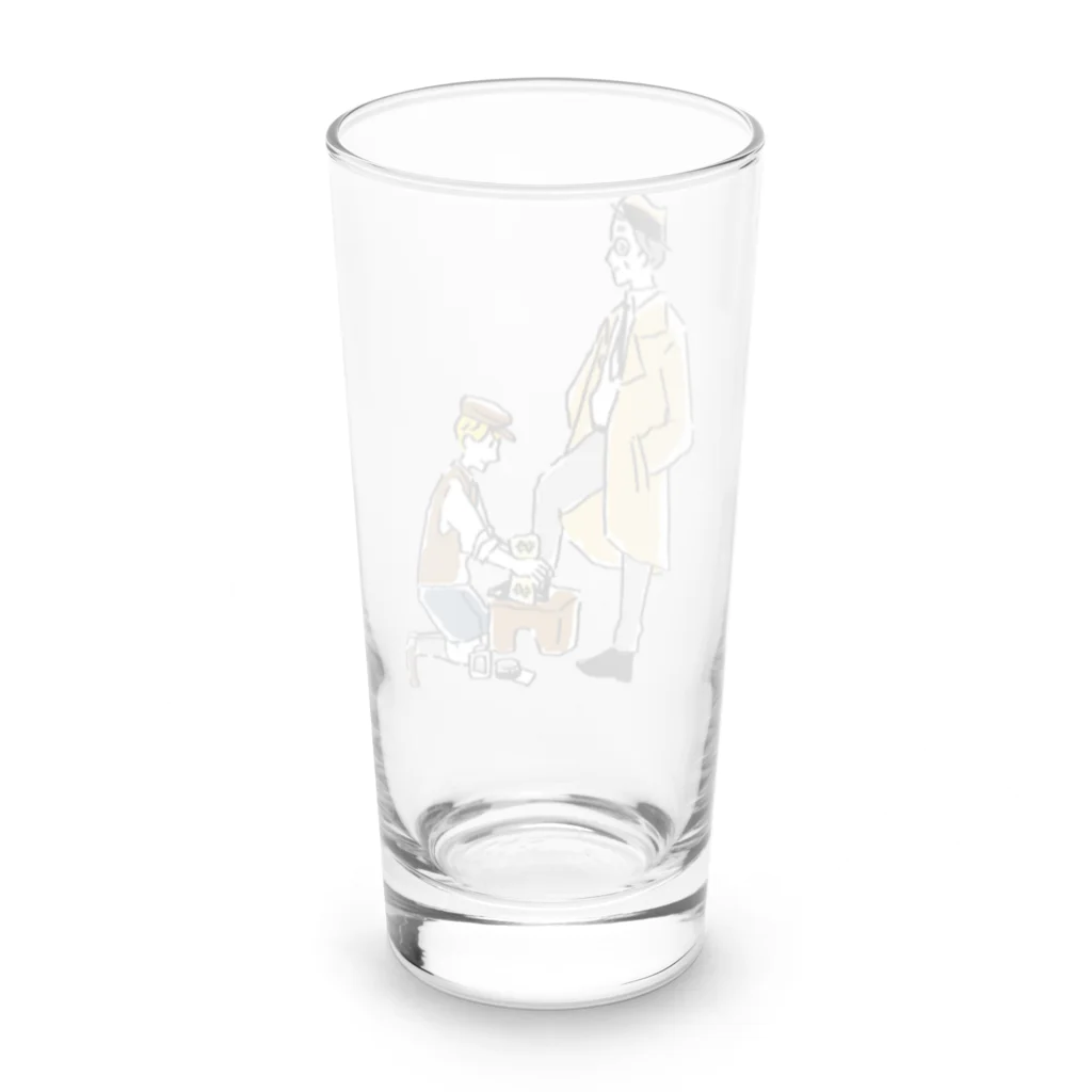 Bandessineeの靴磨きの少年 Long Sized Water Glass :back