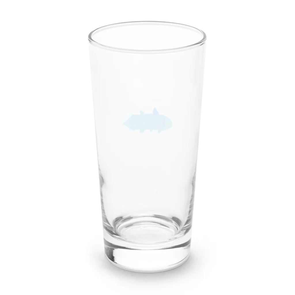 Omeletty’sのシーラカンス（ブルー） Long Sized Water Glass :back