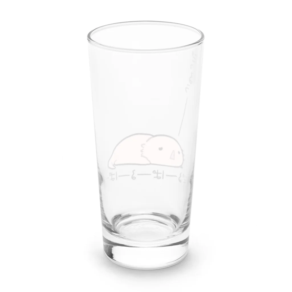 うさやのだるーぱーるーぱー Long Sized Water Glass :back