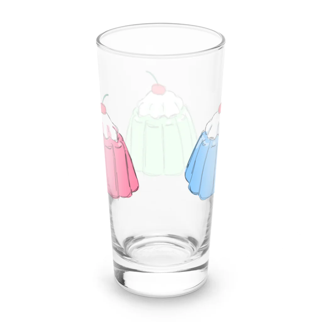 ennui104（アンニュイテンシ）の3色ゼリー Long Sized Water Glass :back