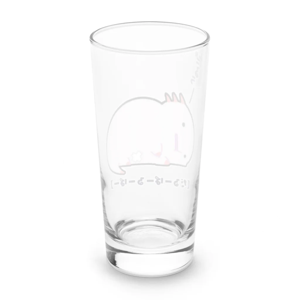 うさやの今日もダルいだるーぱーるーぱー Long Sized Water Glass :back