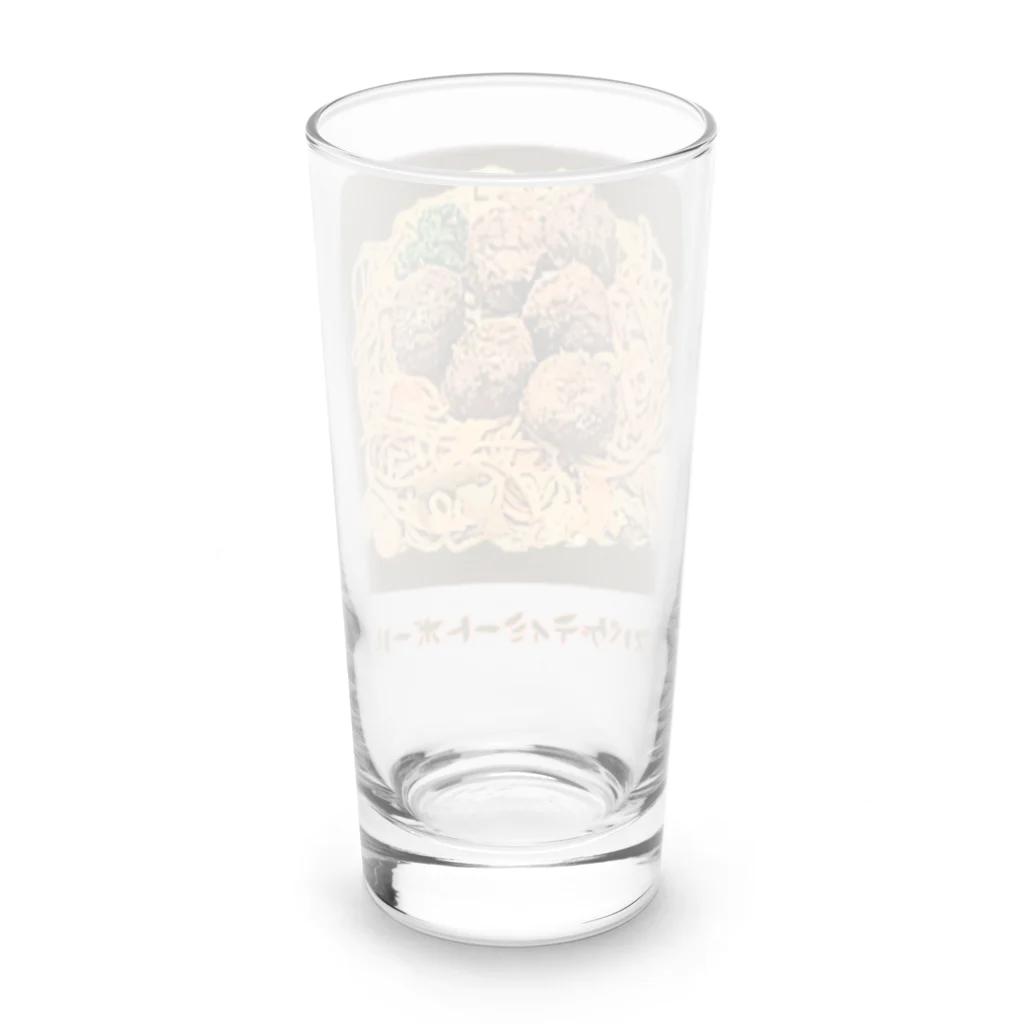 脂身通信Ｚのスパゲティミートボール_230219 Long Sized Water Glass :back