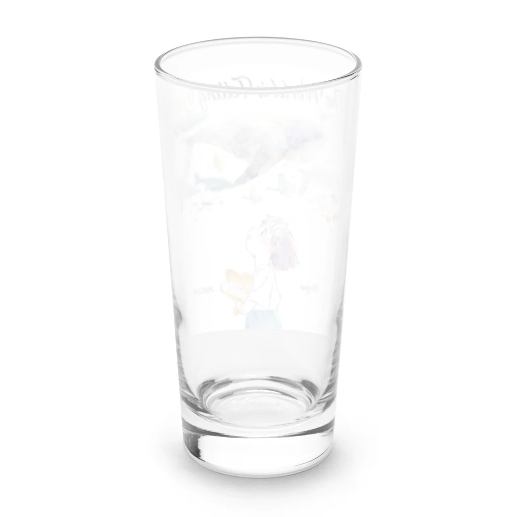 はやみん合唱団 織声の祝福のまなざし（織声） Long Sized Water Glass :back