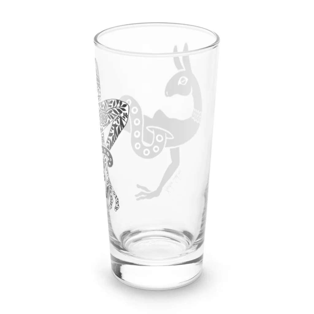 「凡」吉雄咲乃のうさぎ Long Sized Water Glass :back